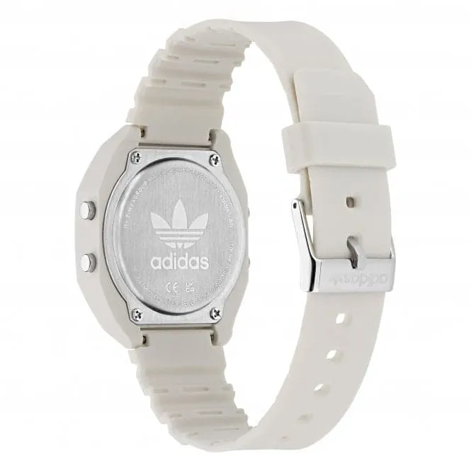 Adidas Unisex Digital Two White Watch AOST23557