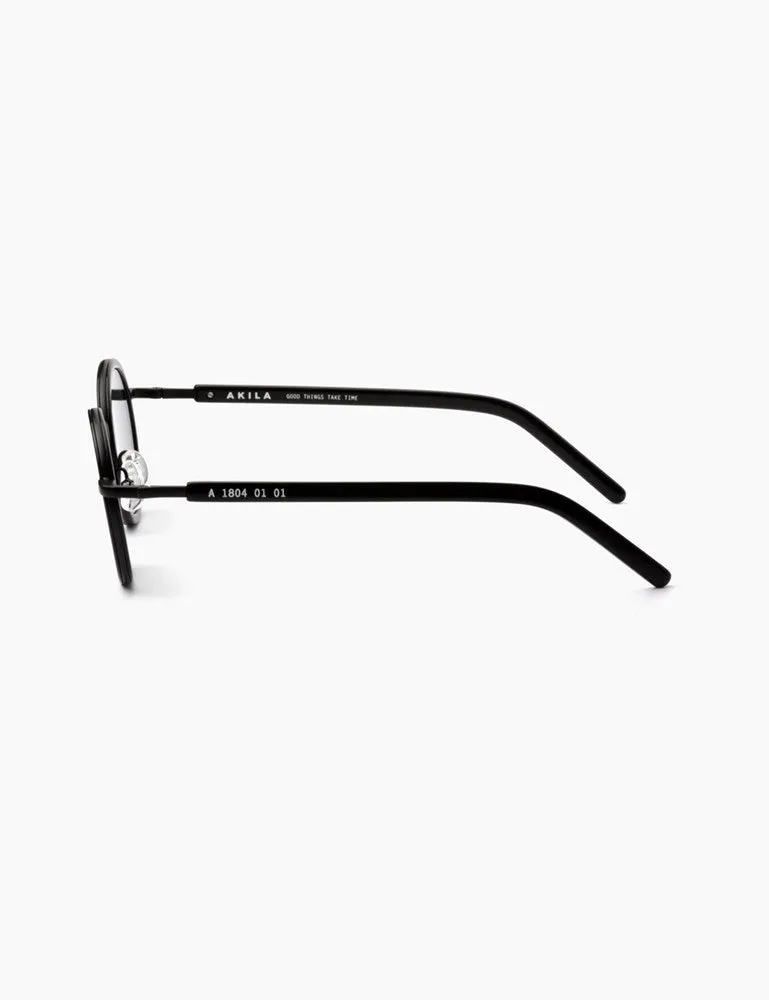 Akila Ethos Sunglasses - Black/Black Lens