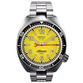 Allemano 1973 Shark Men's Yellow Watch SH-A-1973-P-Y-DP