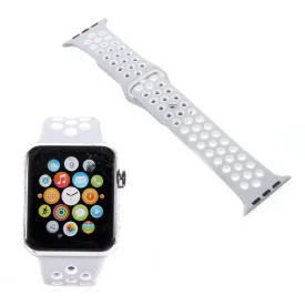 Apple Watch 42mm hollowing soft silicone watchband - Grey