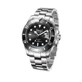 ARBUTUS AR1907SBS DIVE BLACK DIAL MEN'S WATCH