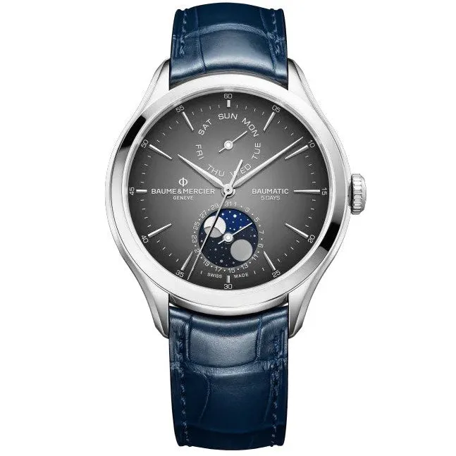 Baume & Mercier Men's Blue Clifton Watch BM0A10548