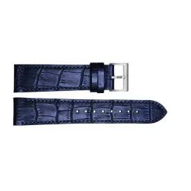 Blue Leather Strap