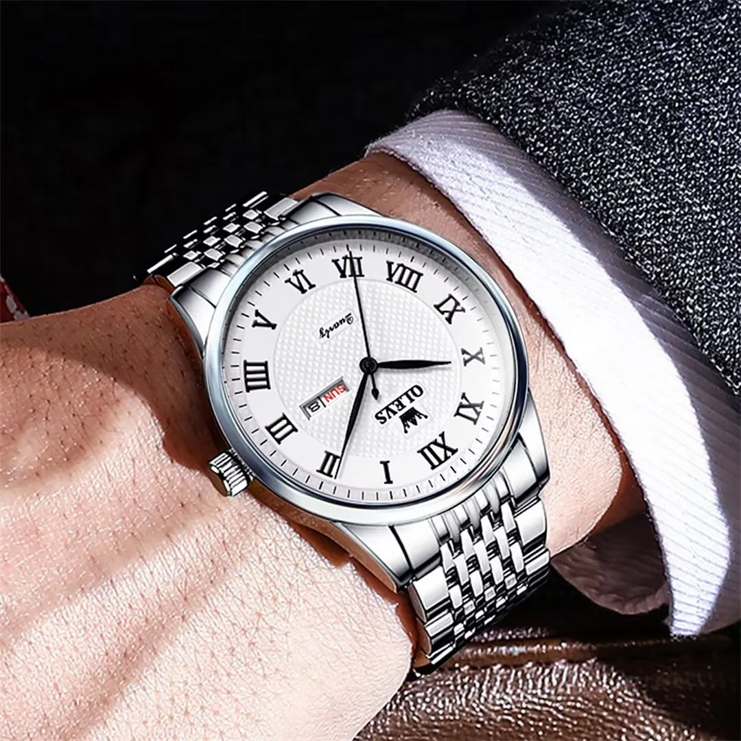 ChicLeather Classic Men's Timepiece