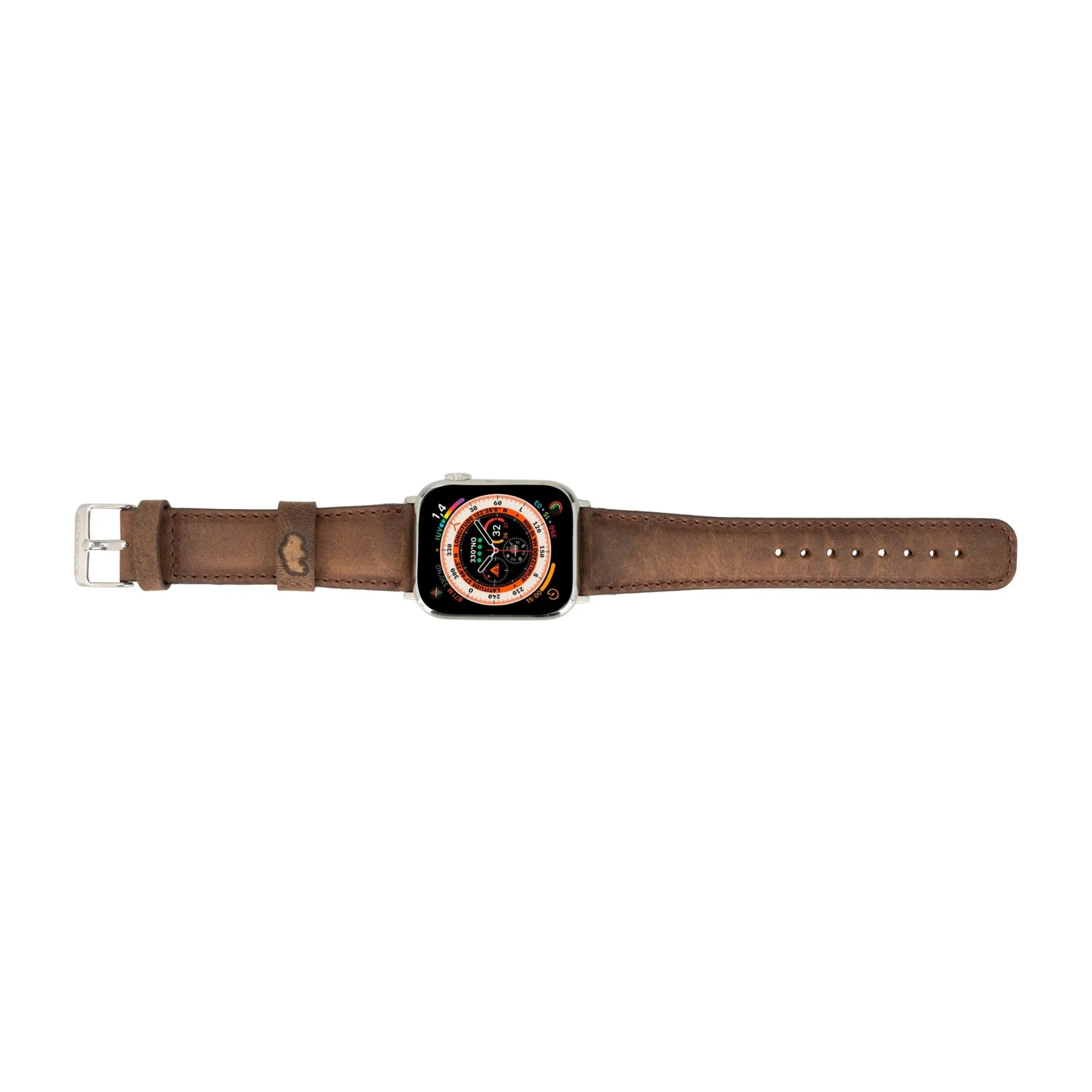 Classic Band for Apple Watch Ultra 49mm, Distressed Coffee