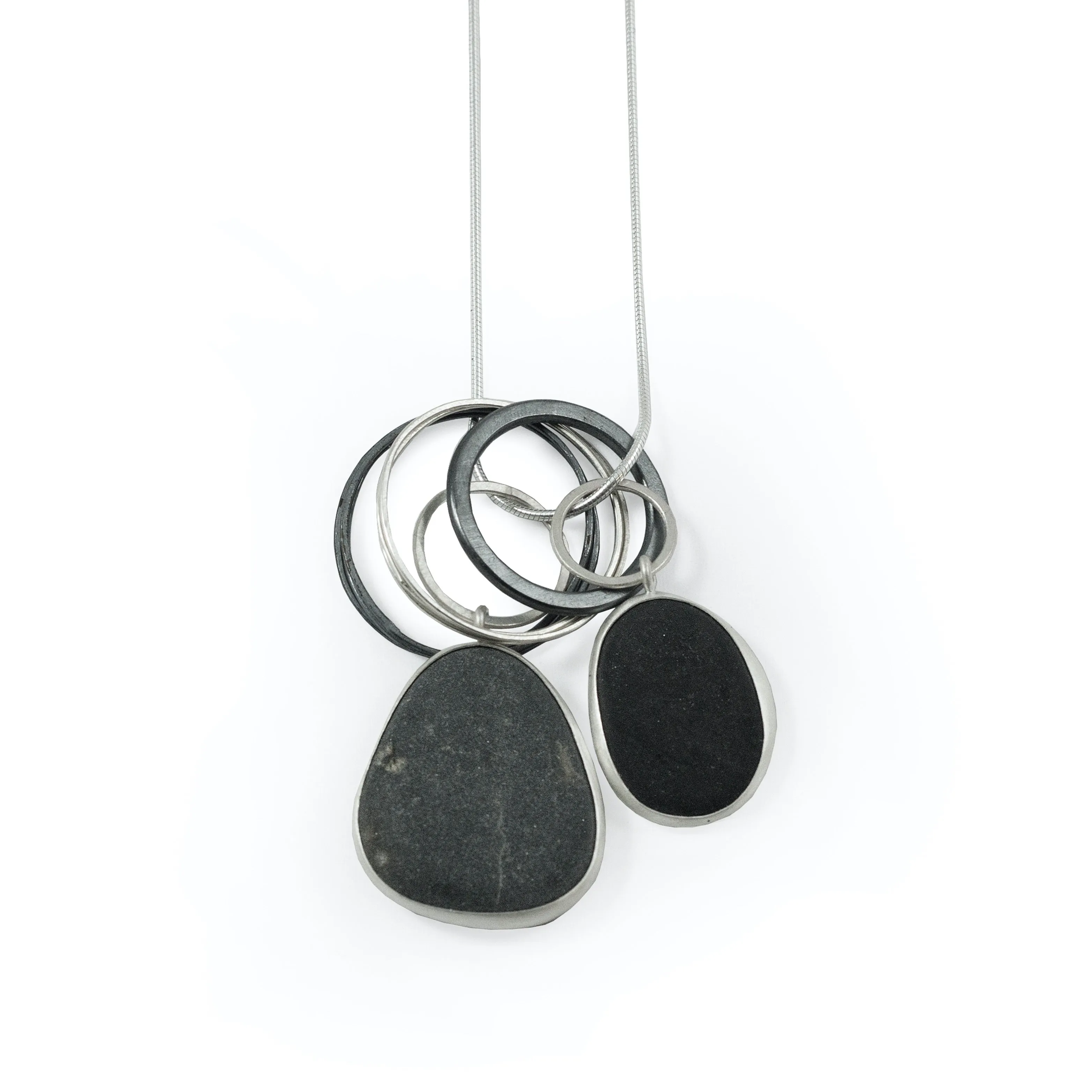 Double Pebble Pendant