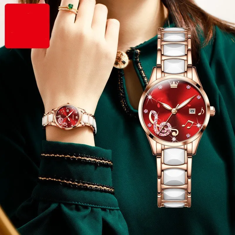 Fashion Diamond Inlaid Women's Quartz Watch