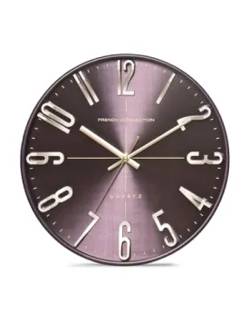 French Connection Purple Dial Luxury Wall Clock with Silent Movement - FCWC20-A