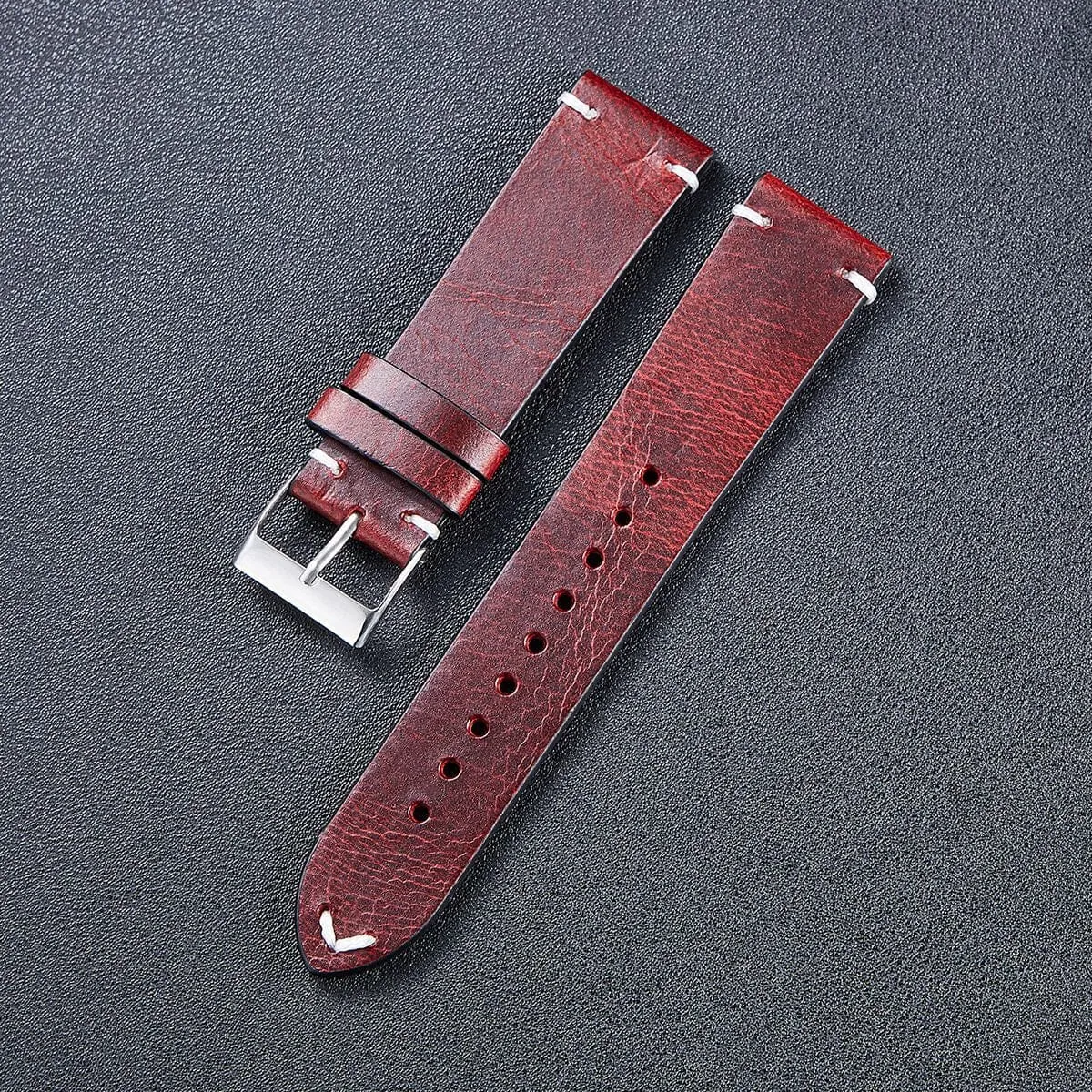 Garmin Descent MK2s Vintage Oiled Leather Watch Straps