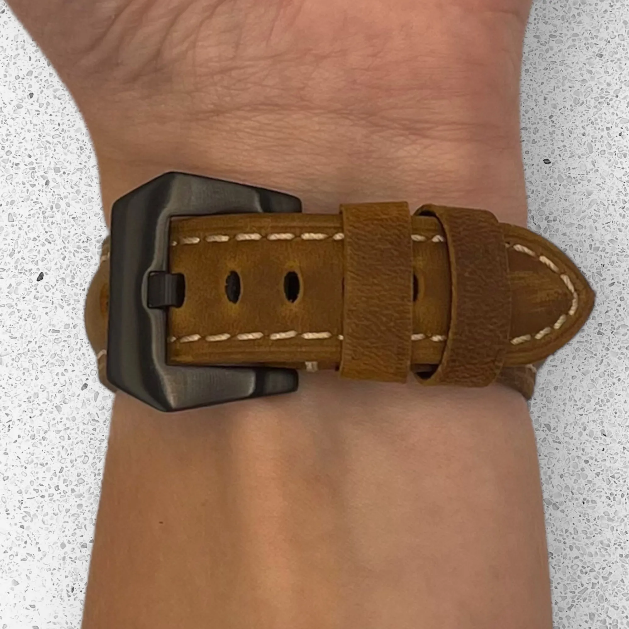 Garmin Enduro 3 Retro Leather Watch Straps