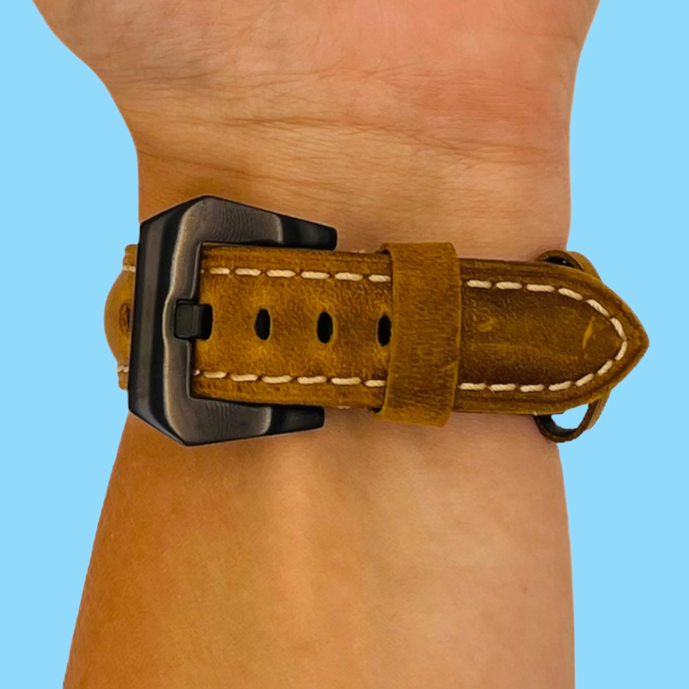 Garmin Enduro 3 Retro Leather Watch Straps