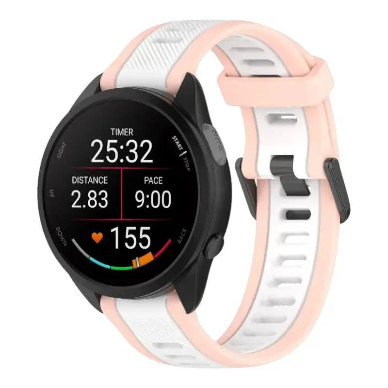 Garmin Fenix 5s Dual Colour Silicone Watch Straps