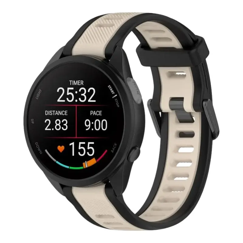 Garmin Fenix 5s Dual Colour Silicone Watch Straps