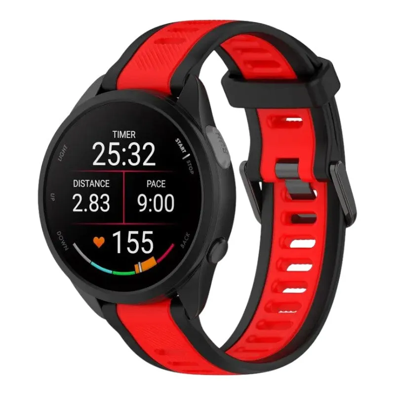 Garmin Vivoactive 4s Dual Colour Silicone Watch Straps