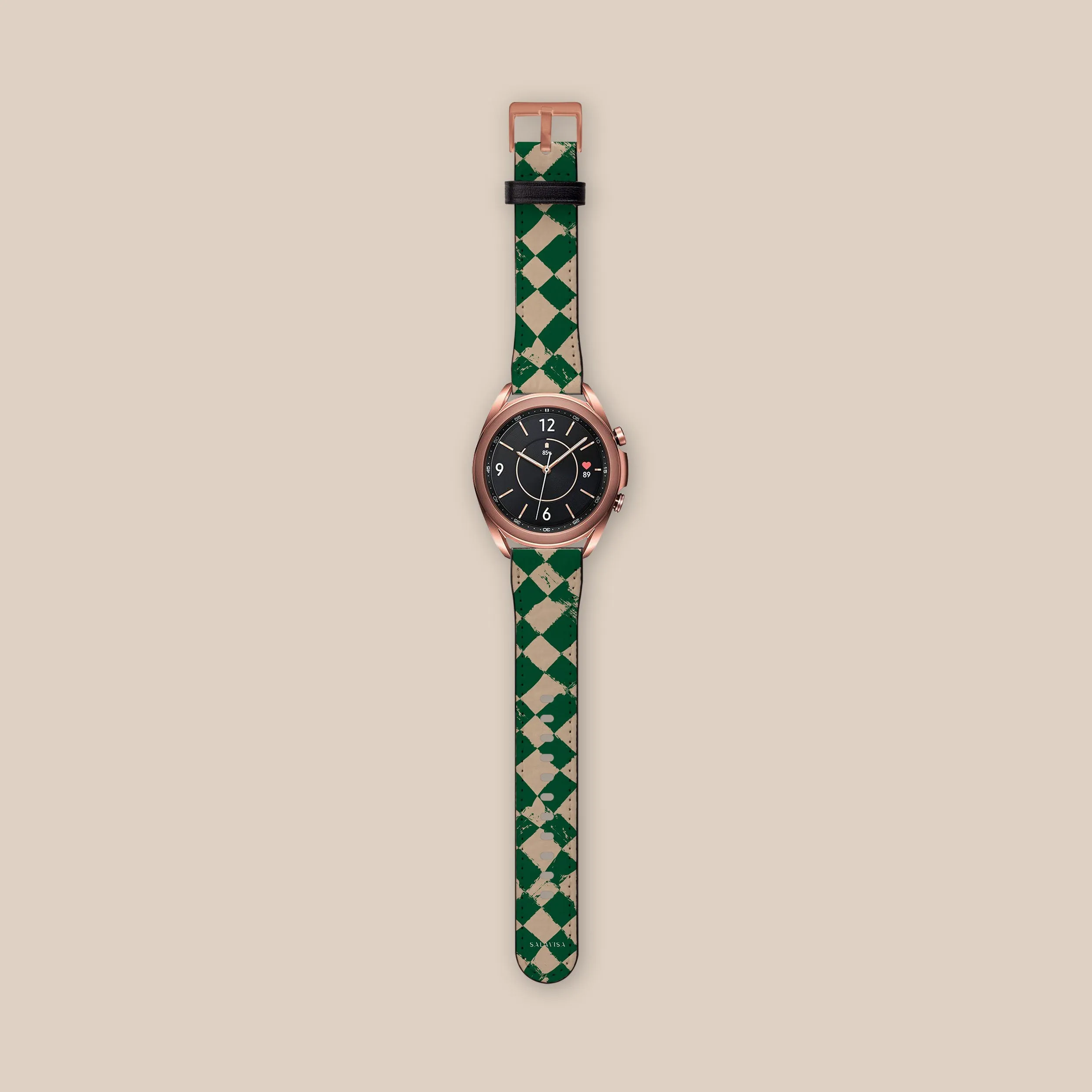 Green Chess Galaxy Watch Band