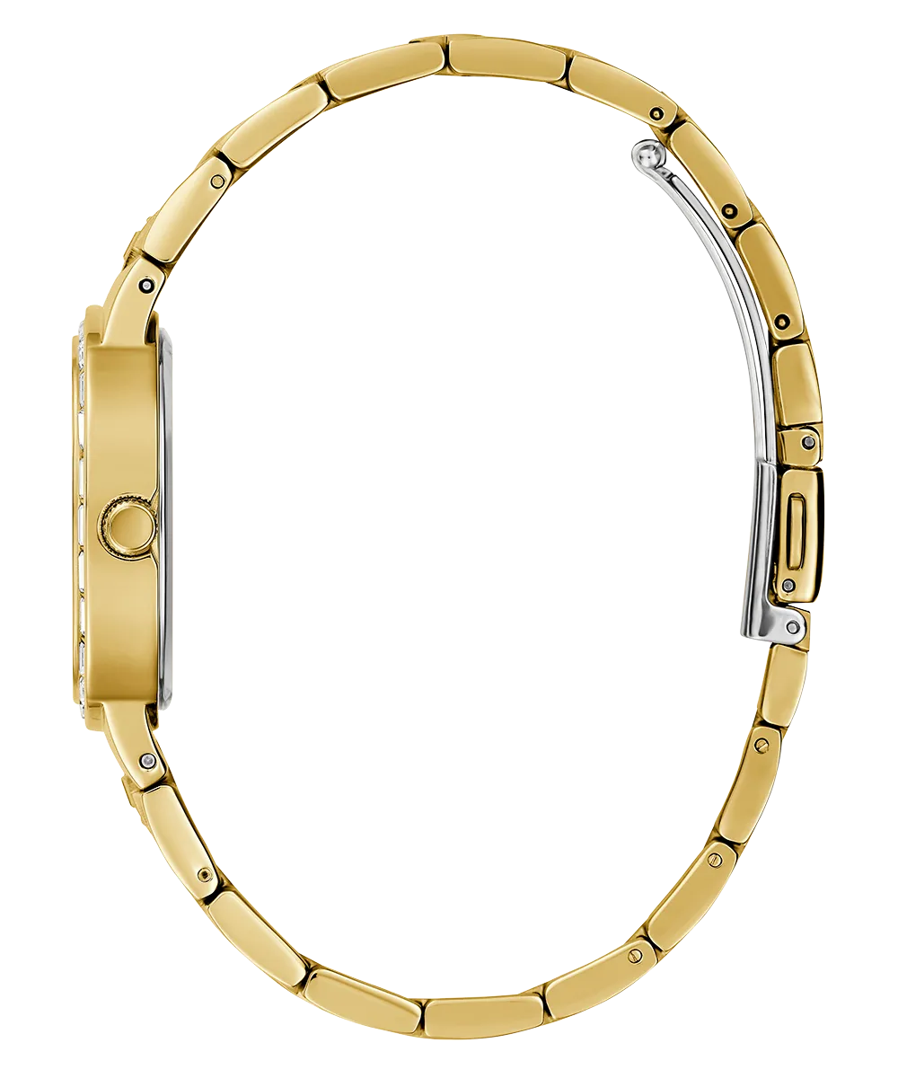 GUESS Ladies Gold Tone Analog Watch