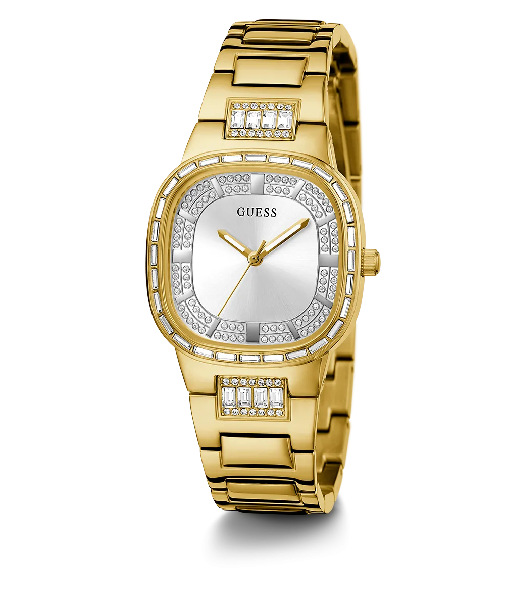 GUESS Ladies Gold Tone Analog Watch