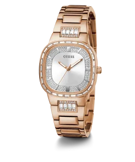 GUESS Ladies Rose Gold Analog Watch