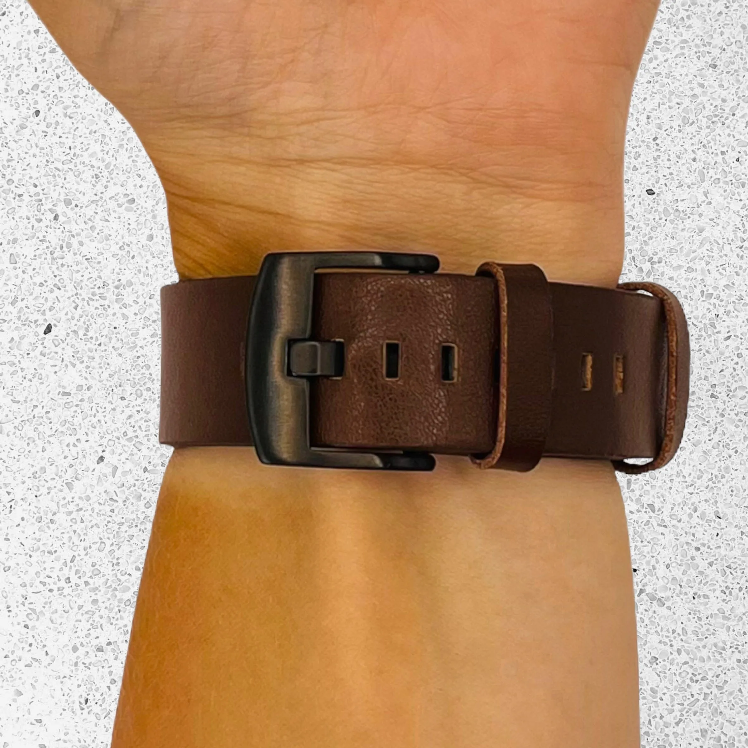 Leather Straps Compatible with the Asus Zenwatch 2 (1.45")