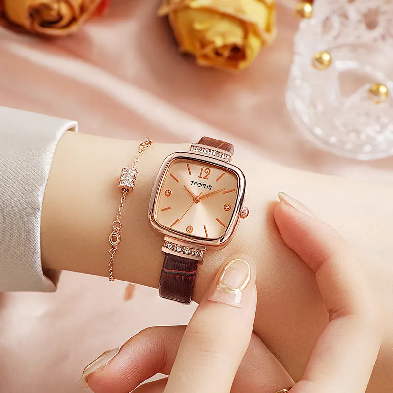 Luxury Ladies Watch for Women Clock Female Women's Dress Quartz Waterproof Wristwatches