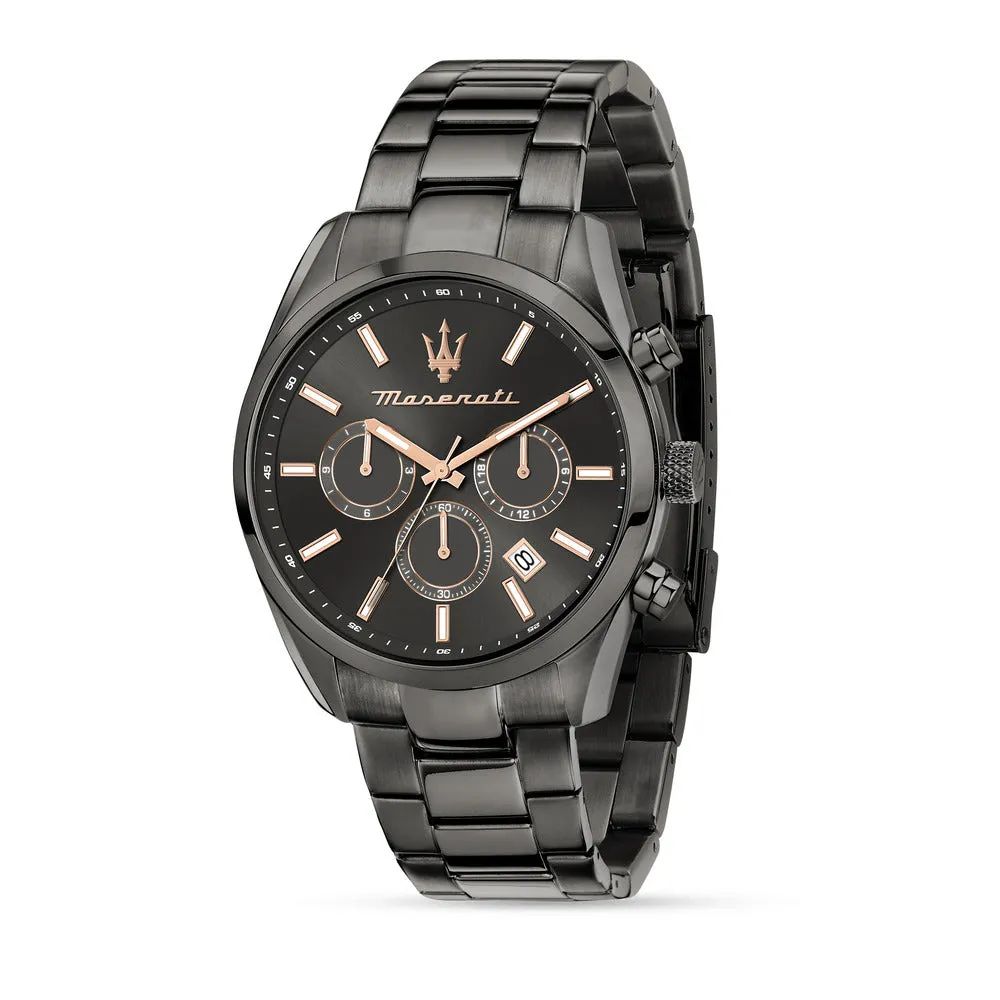 Men Attrazione Gunmetal 43mm Watch