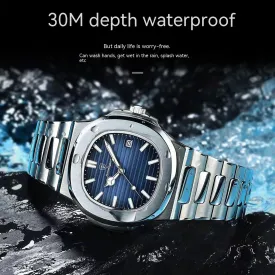 Men's Quartz Waterproof Watch - Stylish Timepiece for Every Adventure