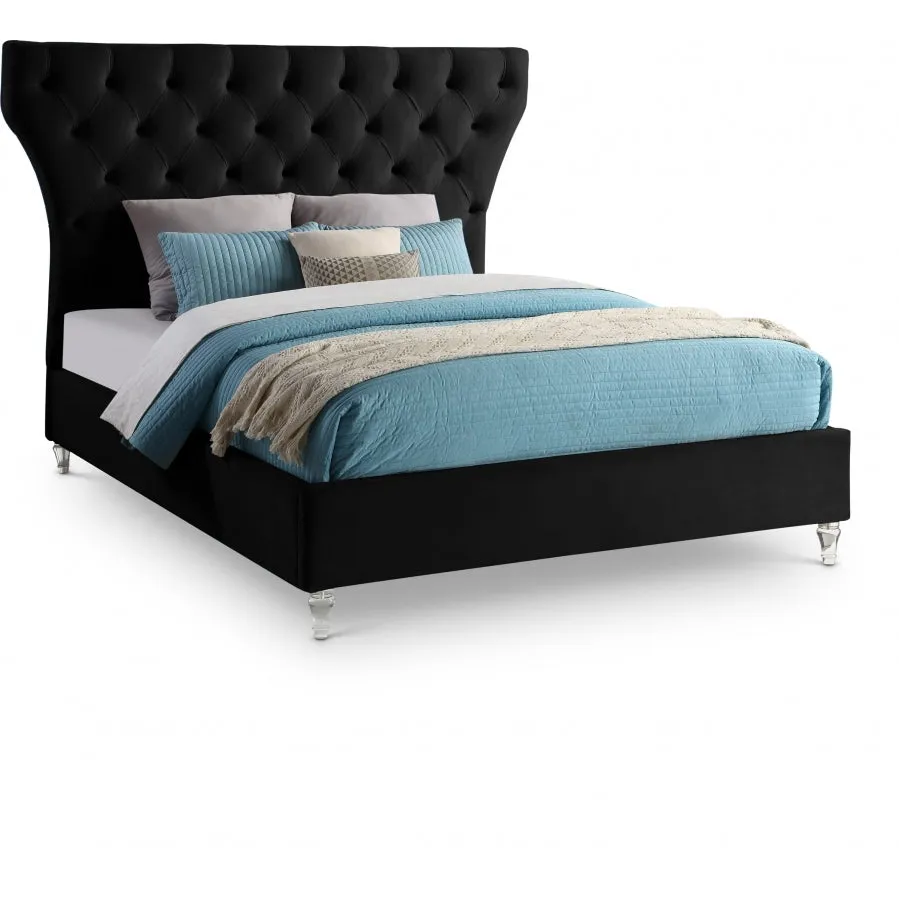 Meridian Furniture Kira Velvet Bed