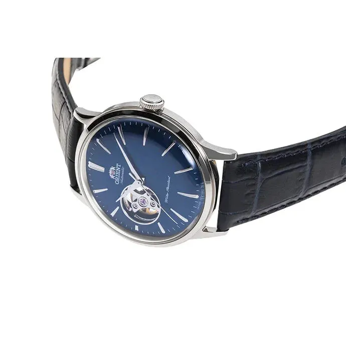 Orient Bambino Open Heart Men's Blue Watch RA-AG0005L30B