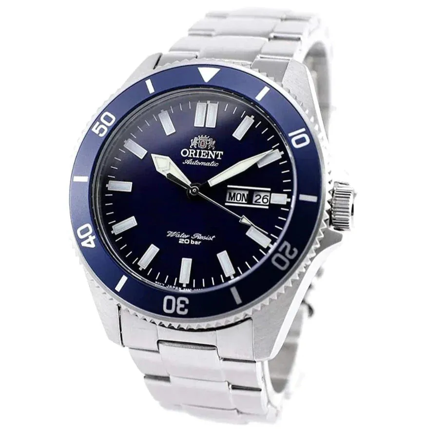 Orient Mako III Men's Silver Watch RA-AA0009L39B