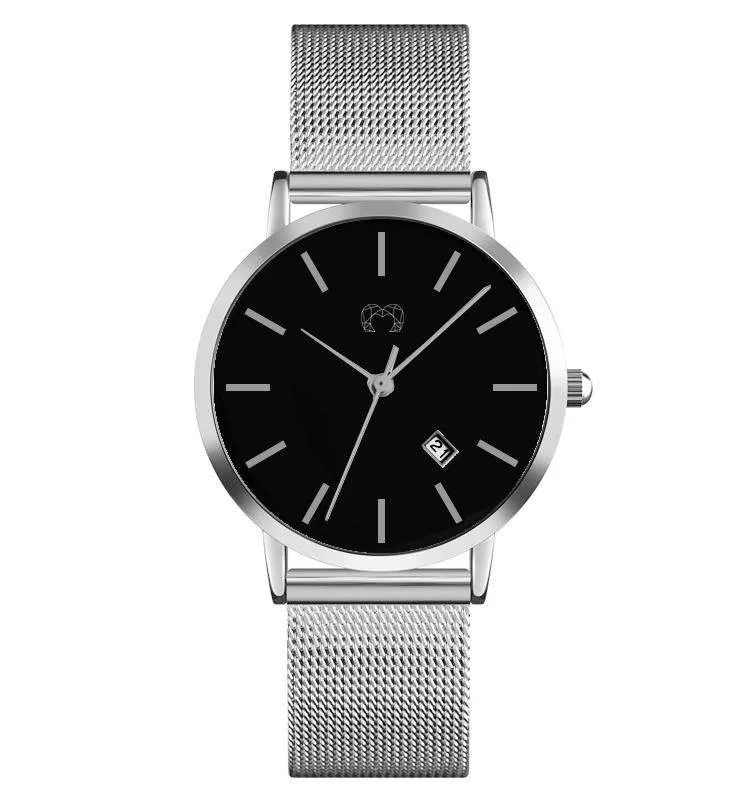 "Mila Jewels" Watch ~ SilverBlack