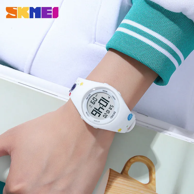 Replaceable Strap Children's Electronic Watch Sports Cartoon Watch Fun Doll Male and Female Students Table