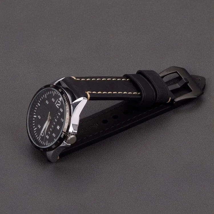 Retro Leather Straps Compatible with the Armani Exchange 22mm Range