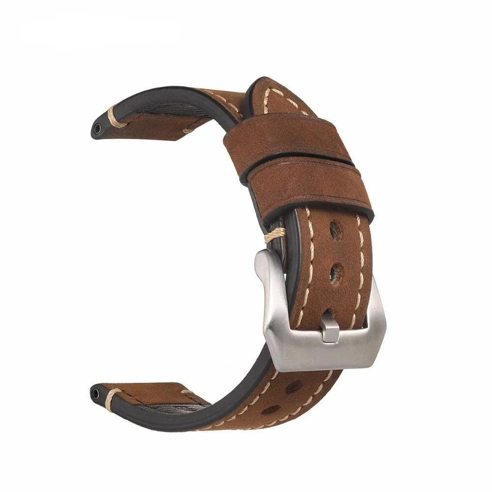 Retro Leather Straps Compatible with the Armani Exchange 22mm Range