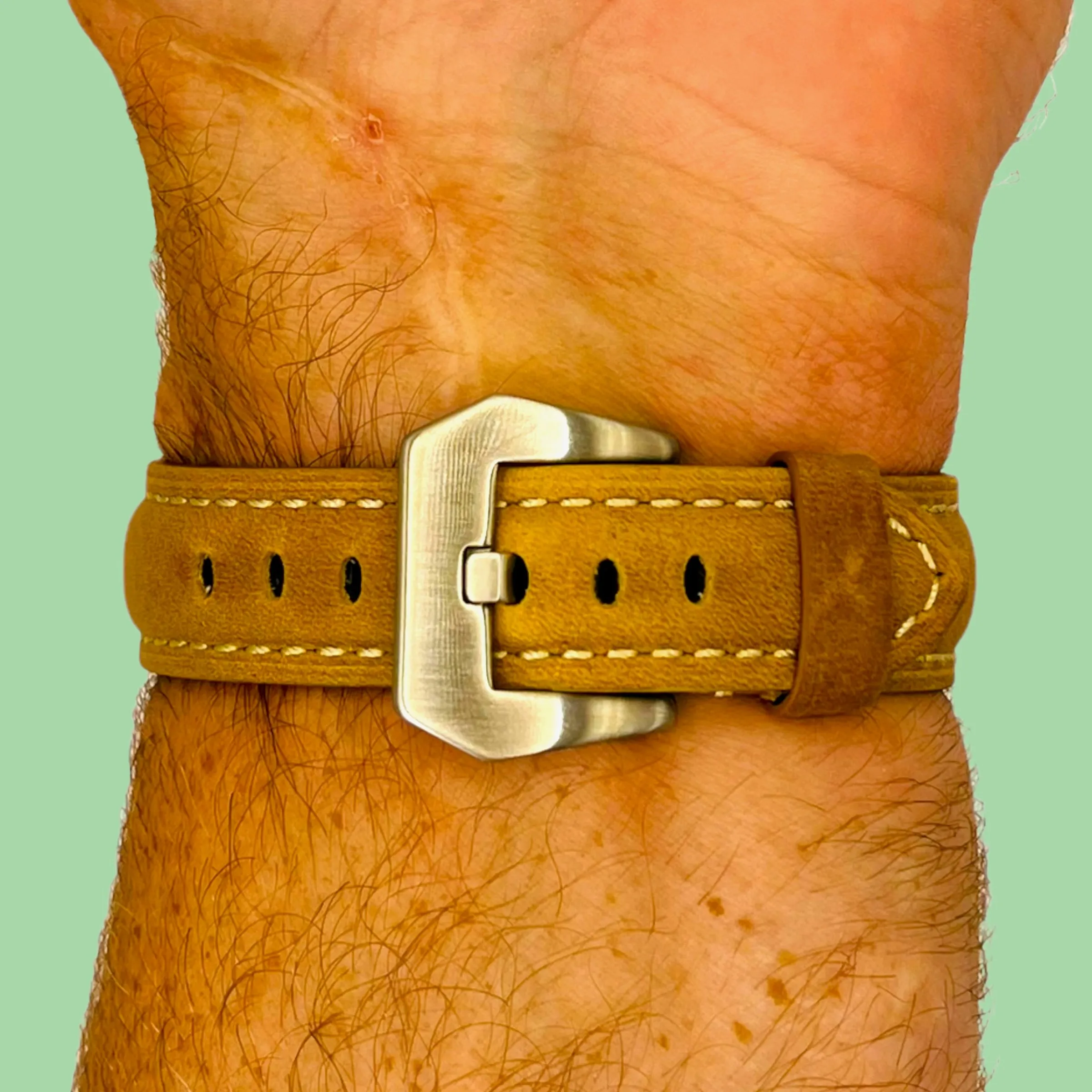 Retro Leather Straps Compatible with the Coros 22mm Range