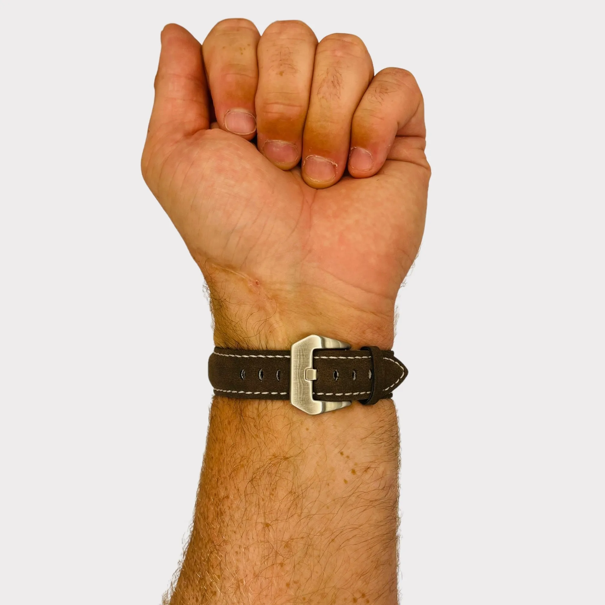 Retro Leather Straps Compatible with the Garmin Vivoactive 4s