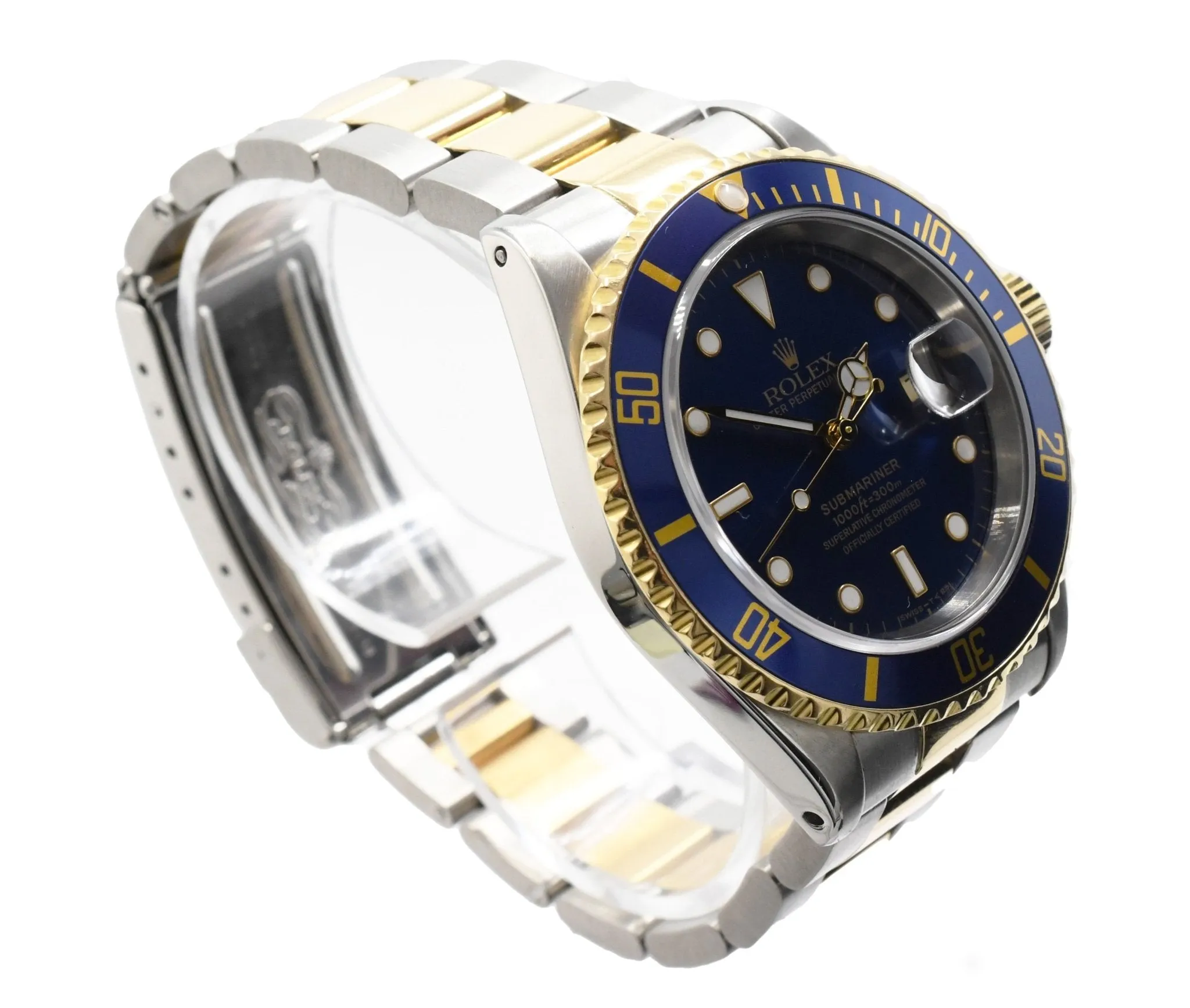 Rolex Submariner Steel & Yellow Gold Watch - Ref 16613