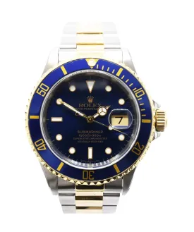 Rolex Submariner Steel & Yellow Gold Watch - Ref 16613