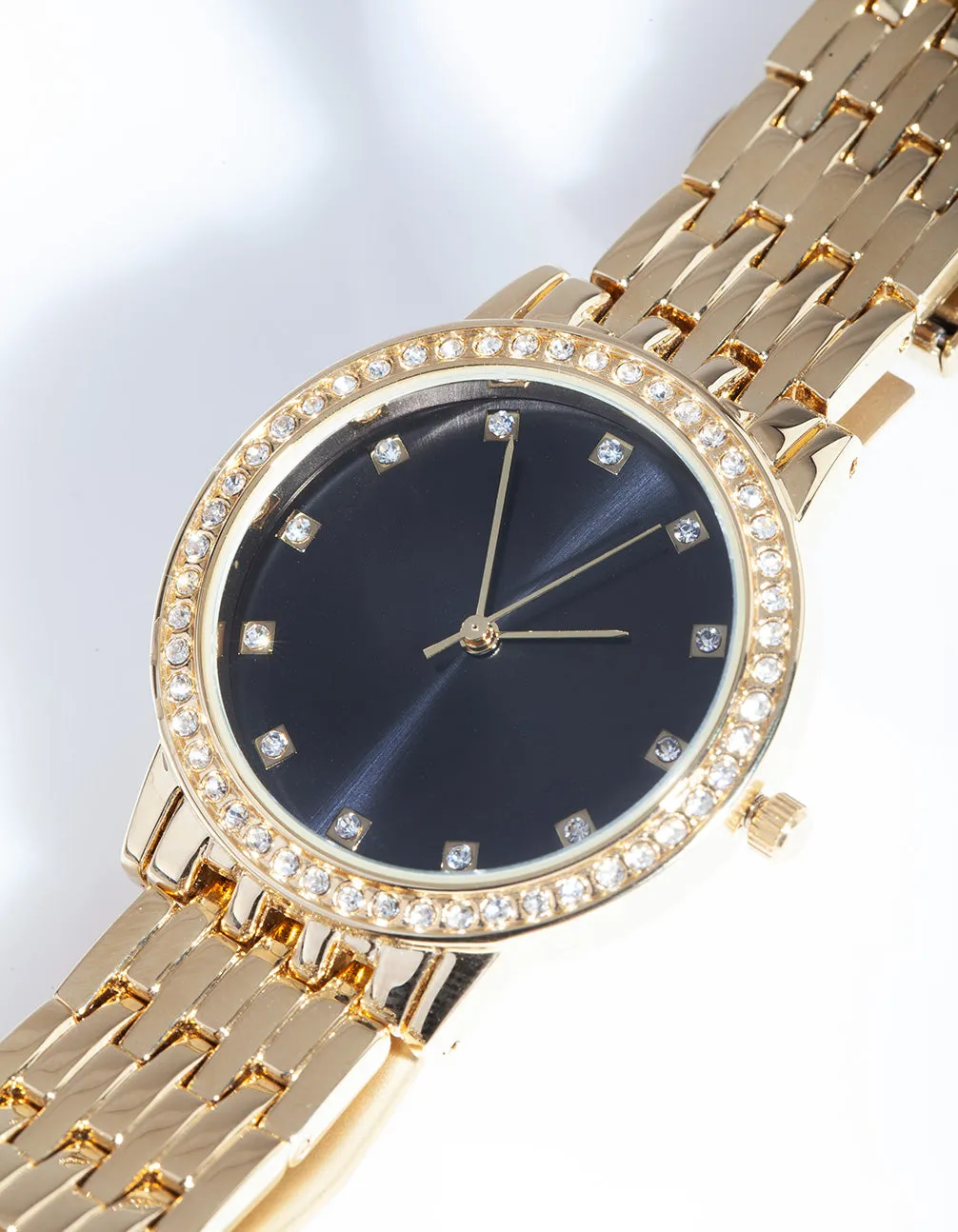 Rose Gold Chain Link Watch