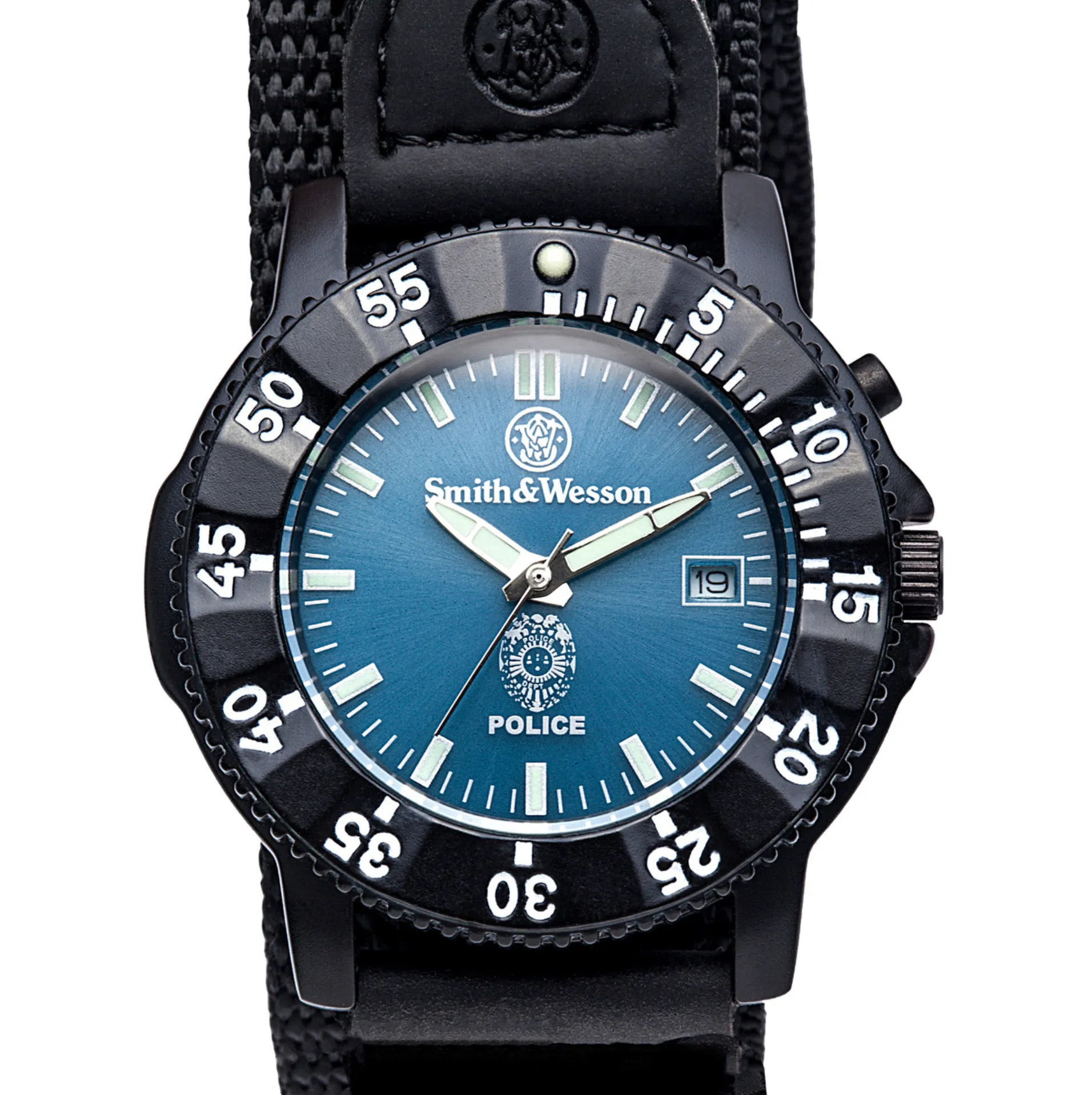 Smith & Wesson Police Watch - Back Glow, Nylon Strap