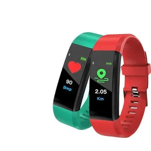 Sport Step Counting Heart Rate Blood Oxygen Health Monitoring Waterproof Bluetooth Electronic Bracelet