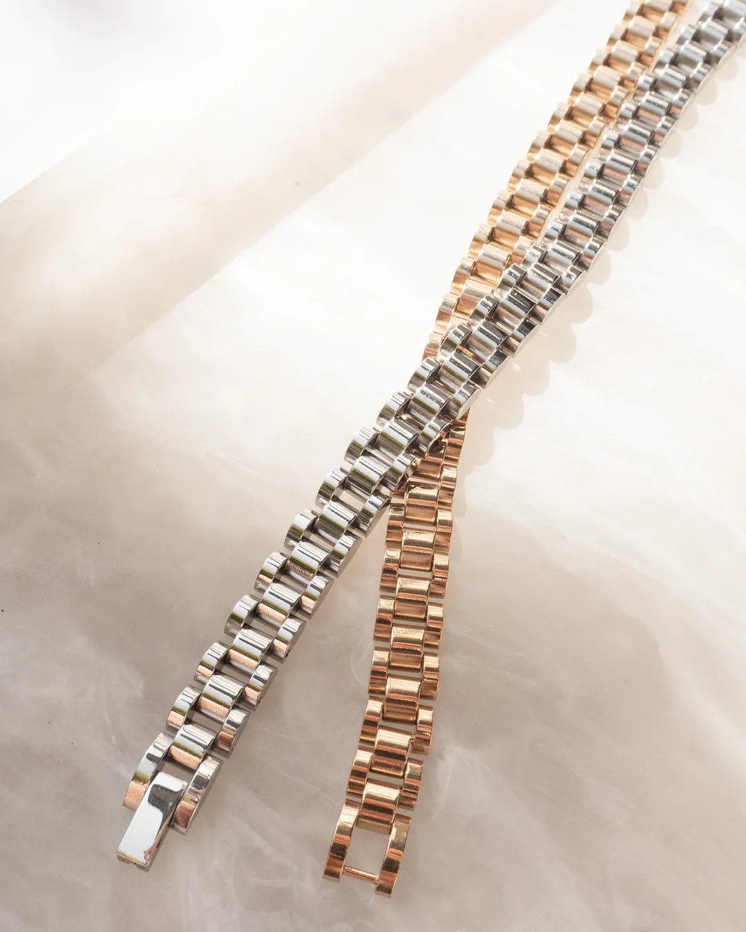 Timepiece Bracelet- Gold