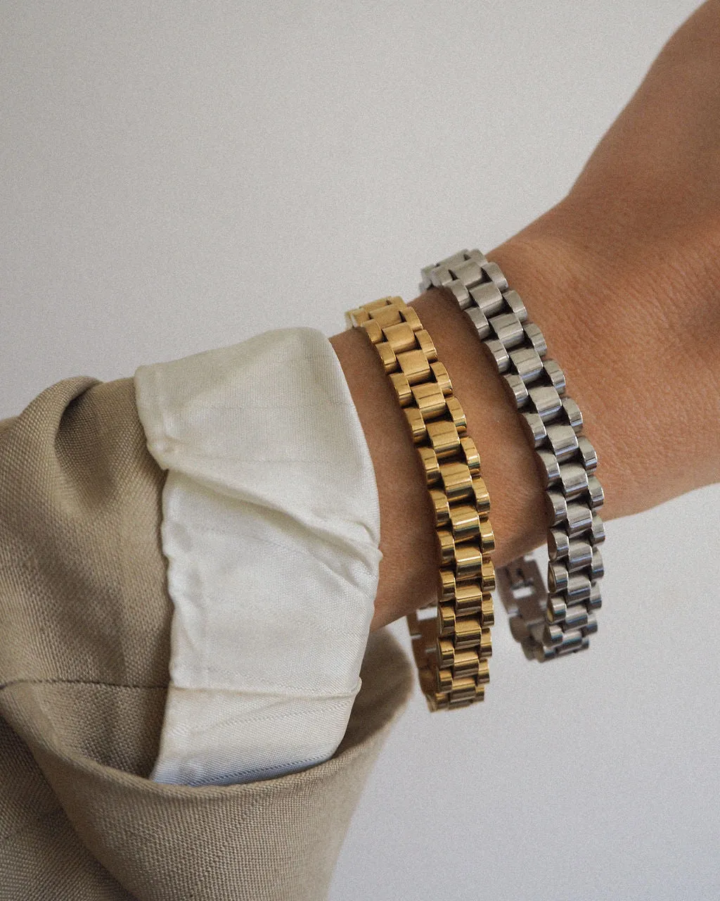 Timepiece Bracelet- Gold