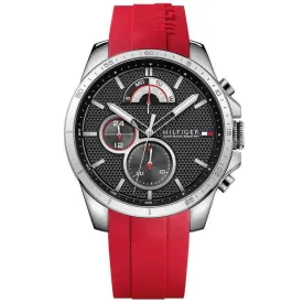 Tommy Hilfiger 1791351 MAN's Red Chronograph Watch