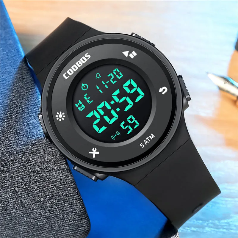 Watch 50 M Swimming Waterproof Male Student Electronic Sports Watch Luminous Female Watch