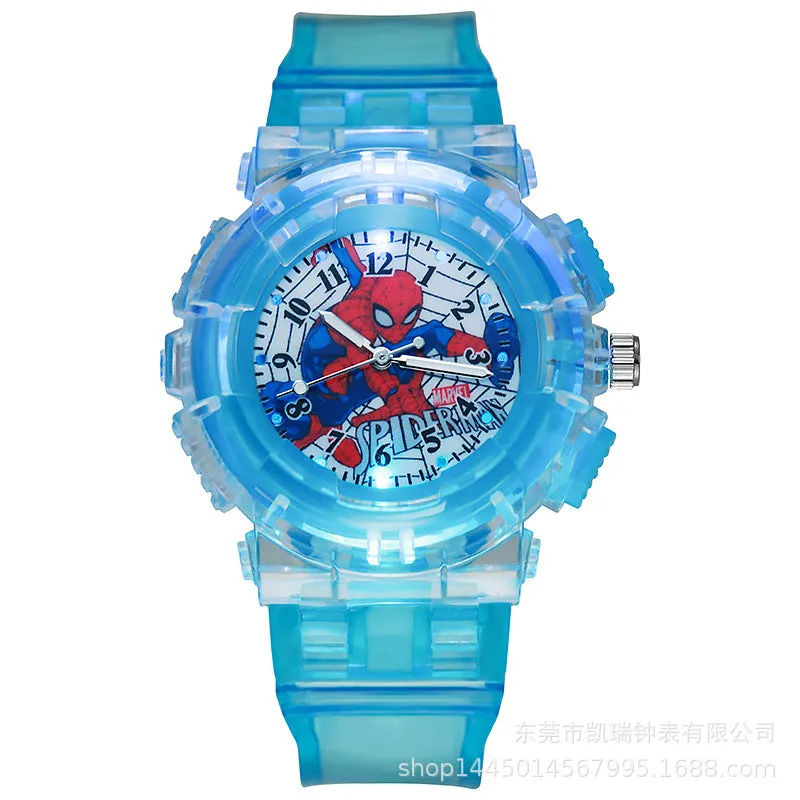 Watch Cartoon Marvel Watch Student Watch LED Luminous with Light